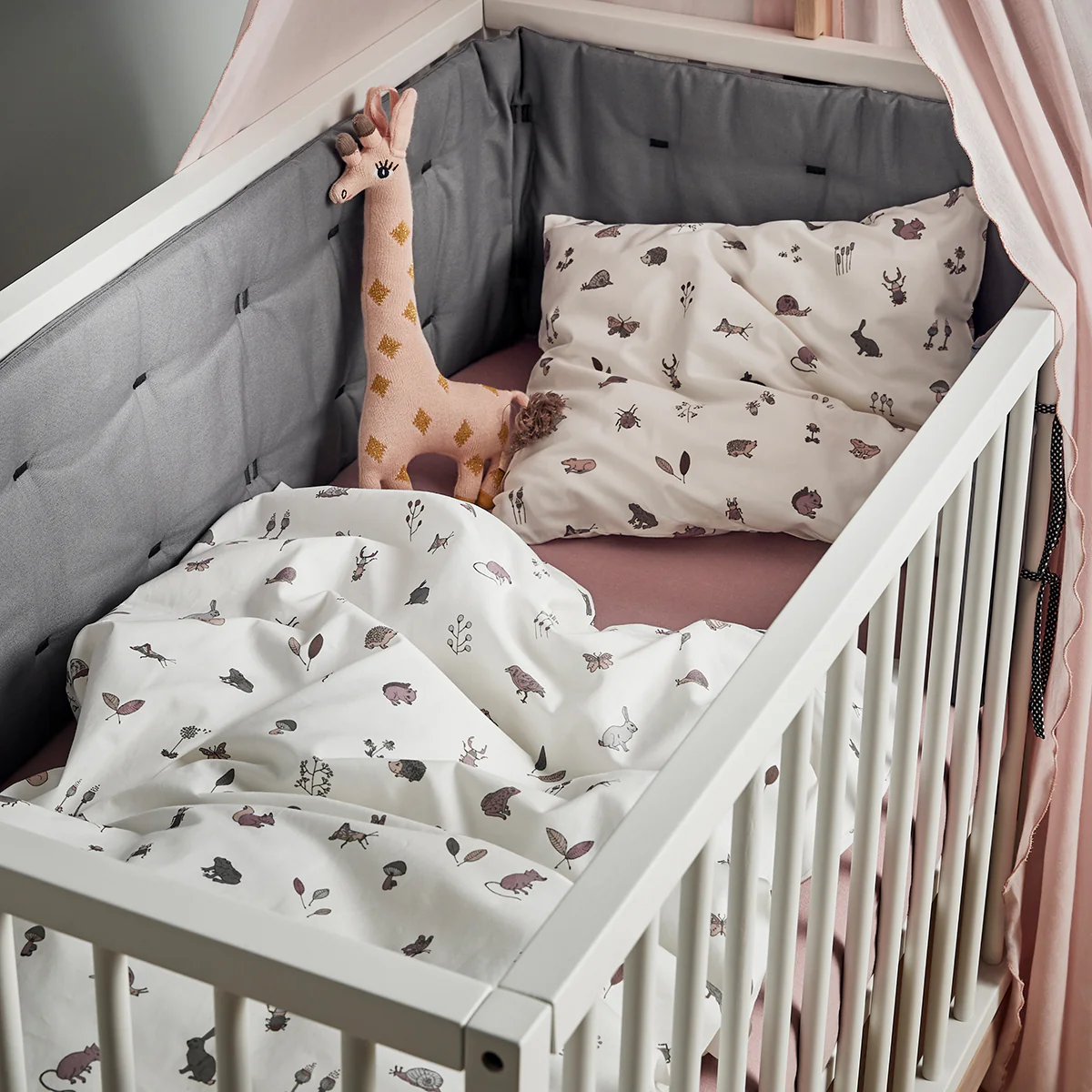 Luna™ Babybett 120x60cm, white/oak - Image 9