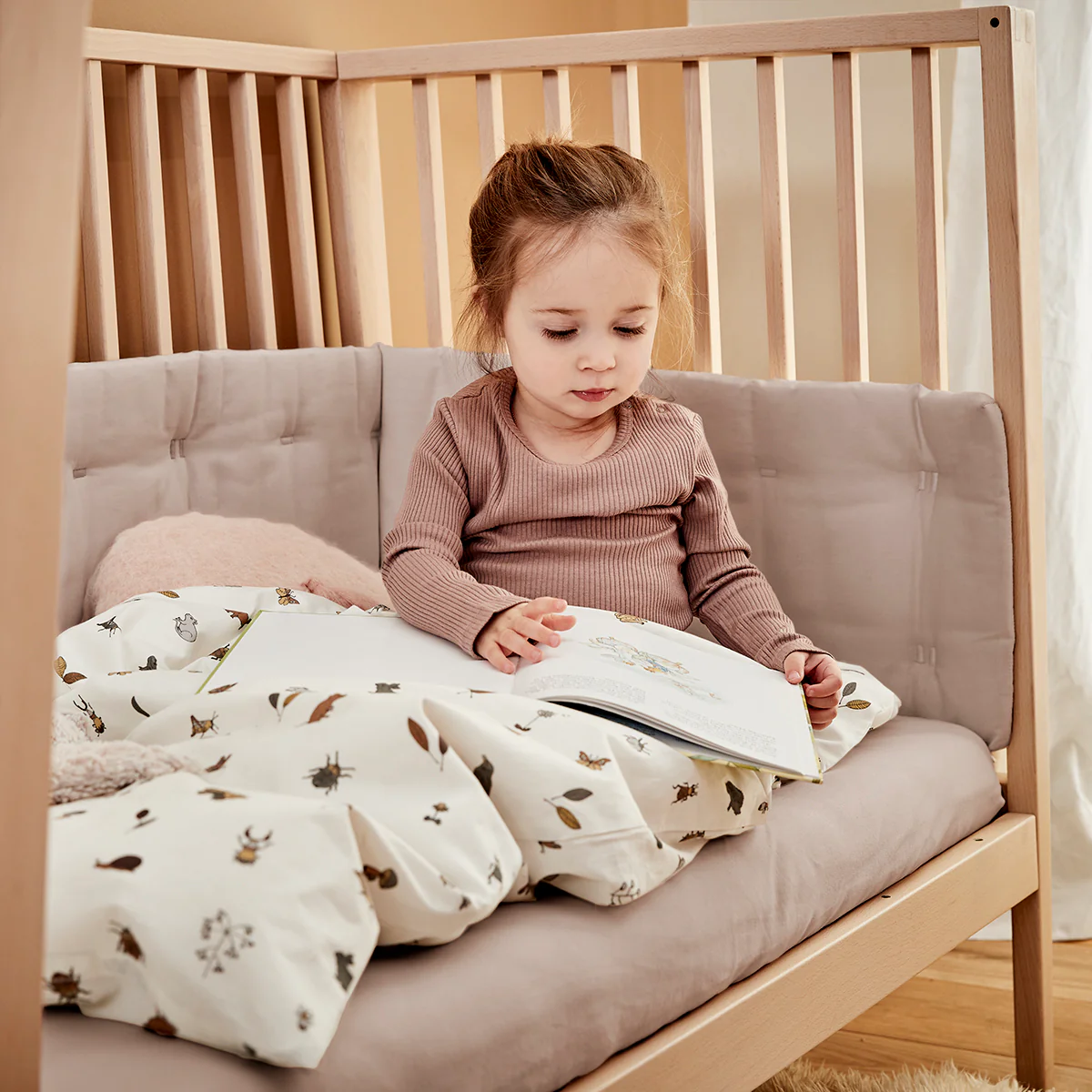 Spannbettlaken aus Biobaumwolle für Junior Bett, 2 Stk. - Image 21